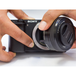 Замена объектива Sony Alpha ILCE-6000